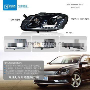 Headlight within high beam light turn light led light for VW Magotan