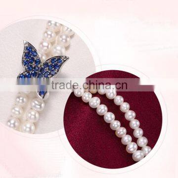 2016 Fashion Design Freshwater Pearl Double Freshwater Pearl Bracelets photo-3