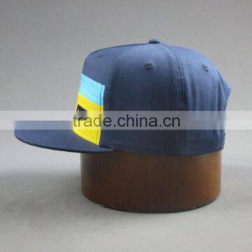 Custom High Quality 5- Panel Cotton Twill Snapback Hat With Woven Badge photo-3