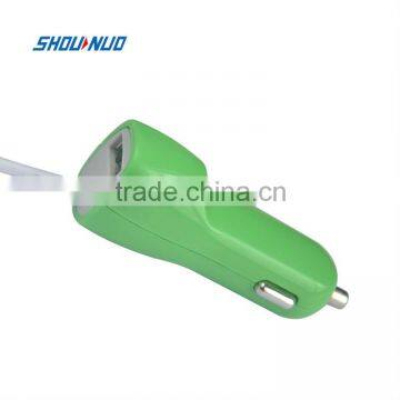 dual usb car charger 5v 2.1A usb mobile charger wire