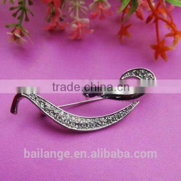 2014 top quality fashion latest design guangzhou wholesale channel brooch