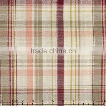 James no Minimum Regular Soft Yarn Dyed Colorful Big Check Plain Fabric photo-5