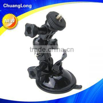 Rotatable Sticky TPU injection universal car windshield swivel mount for camera
