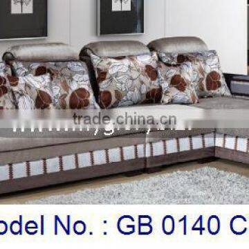 modern L shape sofa set with pillow