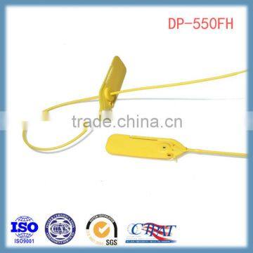 DP-550FH Tear off Pull-tight Plastic Strap Seals with metal Locking