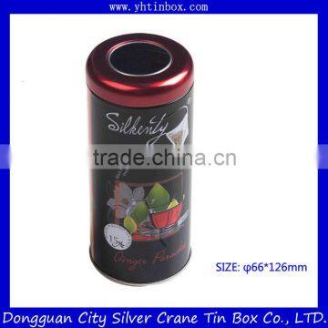 Wholesale Small Elegant Round Tea Tin /Decorative Round Tea Tin/Tea Tin Box