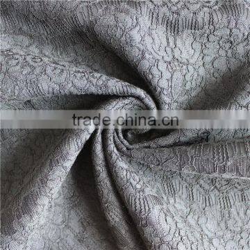 2016 Latest Cotton Nylon Polyester Synthetic Fabric Eyelash Lace Fabric Wholesale photo-2