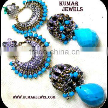 firoza beates jhumki earring