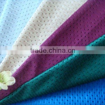 China factory polyester Knitting mesh fabric for sports wear