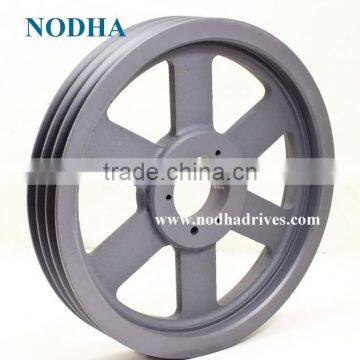 V belt sheave 3B136SK cast iron sheave QD bushing heavy duty sheave NODHA DRIVES