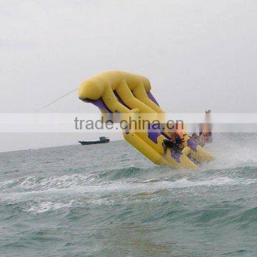 funny inflatable flying fish boat