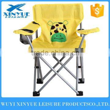 Folding animal cartoon children chair, kids chair with 210D carrying bag for camping