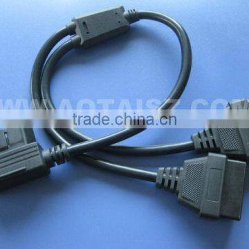 Auto tools OBD diagnostic Y cable harness