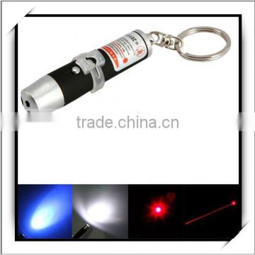 3 in 1 LED Torch Flashlight Light Laser Pointer Pen