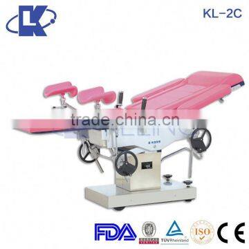 obstetric delivery bed used hospital labor and facial bed