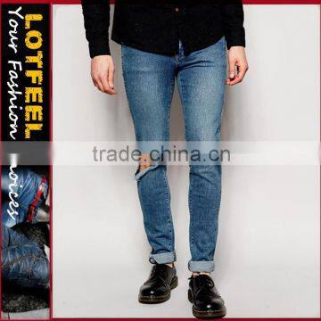 monkey wash jeans man skinny jeans pant with Rip Knee jeans wholesale turkey mens jeans trousers(LOTA043)