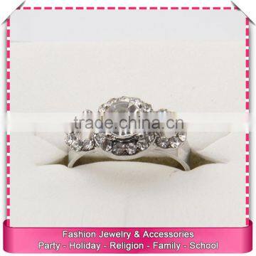 Big finger Imitation dimond rings for women, low price affordable wedding rings