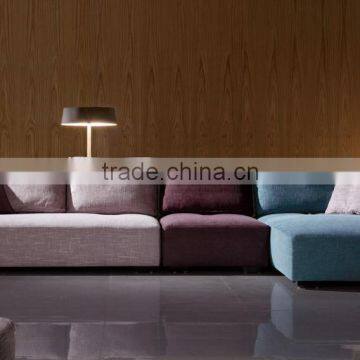 China Foshan Factory High Quality Modern Fabric Corner Sofa Set Designs photo-3