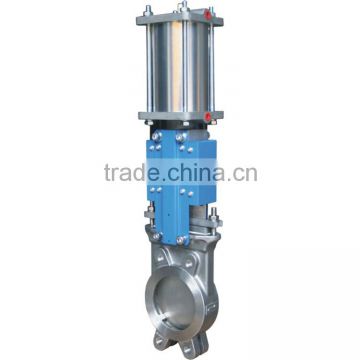 China made high quality industry pneumatic actuated knife gate valve with low prices