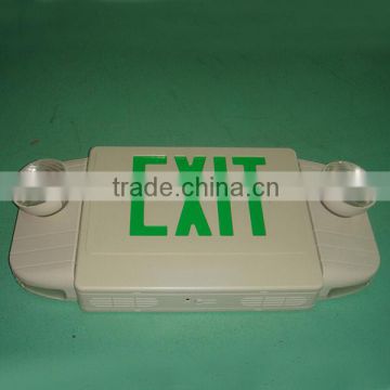 Exit and Safety Sign emergency lamp green light