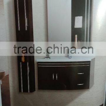 Solid Wood,oak Wood Bathroom Cabinet WithTouch Screen Lamp Mirror Cabinet