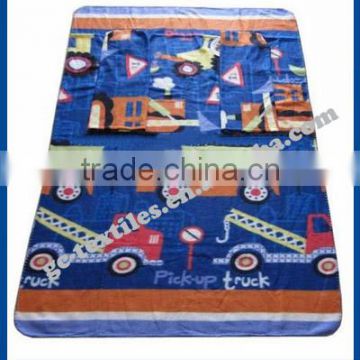 Kids Comfy Blanket With Sleeves/ Fleece Blanket/ TV Blanket