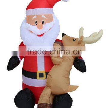 Inflatable Santa Claus decoration