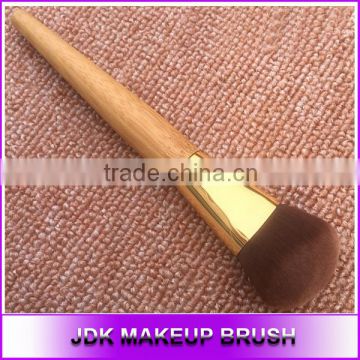 Wood Type make up powder brush, Custom cosmetic brushes, Make up brushes private label