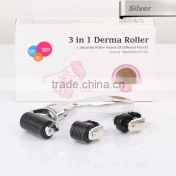 2015 Hottest ! Derma roller factory, 3 in 1 derma roller for skin rejuvenation CE