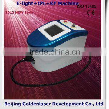 Pigmentinon Removal 2013 New Design Multi-Functional Energy Saving Clinic Beauty Equipment E-light+IPL+RF Machine Beauty Machne Cool Light