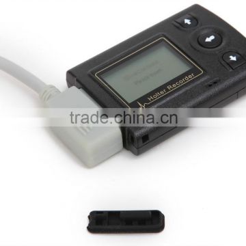 3 12 channel analysis mini LCD Holter recorder System compatible Del Mar, DMS CardioScan, Century 3000