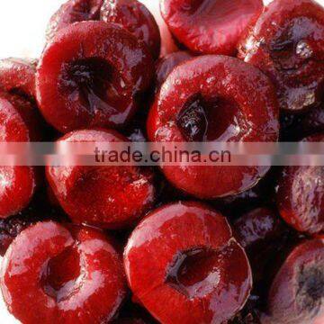 Canned plum halves in syrup