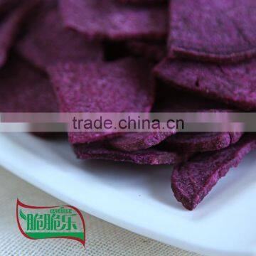 Dried Purple Sweet Potato Chips OEM Package 10g to 120g