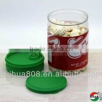 Clear Airtight PS Storage Canister with Lid