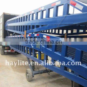 Mobile hydraulic yard ramp