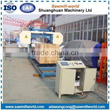 High Production Wood Timber Harvester Band Sawmill Hrizontal Wood Saw Machine