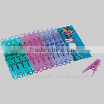 24Pcs New Material Plastic Clothes Peg With Hook