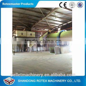 Rotex master high temperature biomass rotary drum dryer diameter 1.8m wood shaving rotary dryer sawdust dryer for pellet