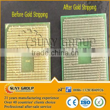 PCB boarsd and electronic components gold stripping plant