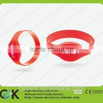 Wholesale sport bracelet silicone RFID wristband with logo printing