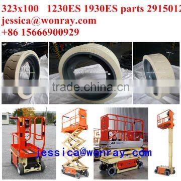 Non Mark Scissor Lift Rims With Tires Wheel 2.00-8 15x5 16x5x12 12x4.5 photo-2