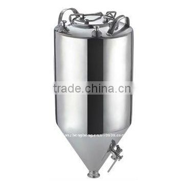 stainless steel hopper with bottom outlet,pressure lid