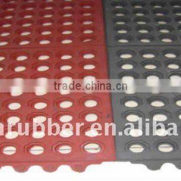 Kitchen use rubber floor matting