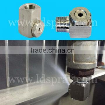 Humidification hollow cone water jet nozzle