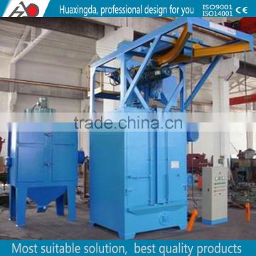 Q376 Steel structures hanger type shot blasting machine for Large Casting Parts