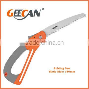 Plastic handle folding pruning saw