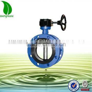 Cheap PVC turbine wafer flange butterfly valve