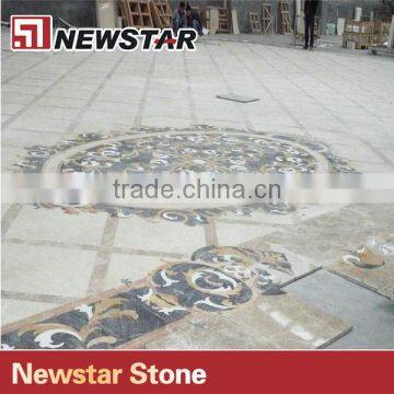 Newstar Marble Medallion Pattern Floor Tile Design Waterjet Mosaic photo-3