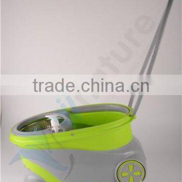 Easy Going Mop and Power Saving Spin Mop With Two Wheels photo-4