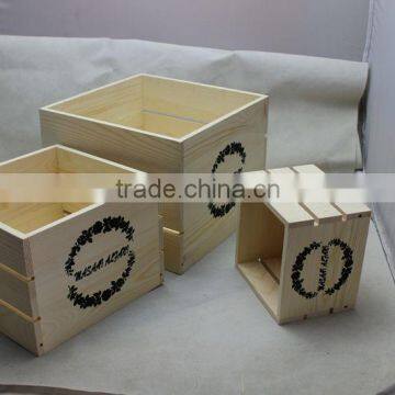 Wooden Storage Crates Without Lids for Fruit and Vegetable photo-2